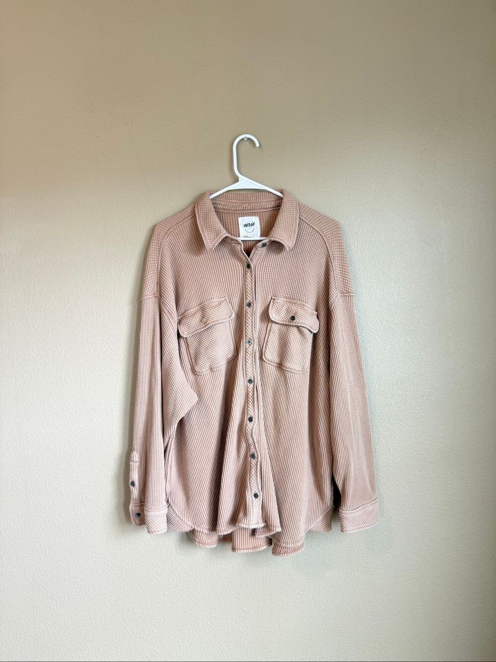 Aerie LumberJane Waffle Shirt